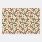 Natuurlijke Kerstmis Inpakpapier Vel (Voorkant 2)