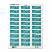 Natuurlijke Kerstversiering Etiket (Full Sheet)