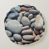 Natuurlijke kiezels rond kussen (Achterkant)