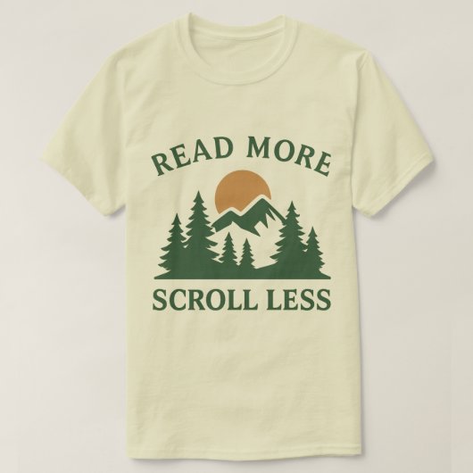 Natuurlijke klassieke druk T-Shirt (Design voorkant)