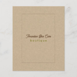 Natuurlijke Kleur Klassieke Lijn Textuur Service L Flyer