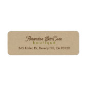 Natuurlijke kleur Klassieke lijntextuur Etiket (Voorkant)