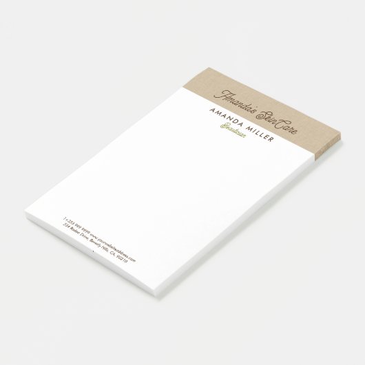 Natuurlijke kleur Klassieke lijntextuur Post-it® Notes (Schuin)