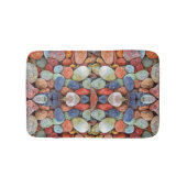 Natuurlijke kleurrijke Zen Pebbles Badmat (Voorkant)