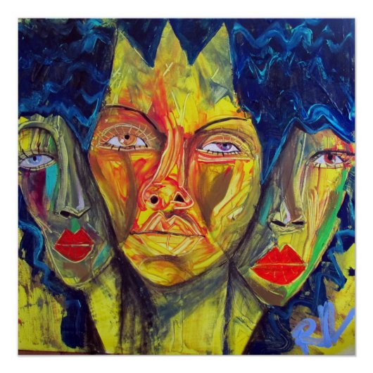 Natuurlijke koningin poster (Voorkant)