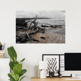 Natuurlijke Krachten bij Lake Tyrrell Poster