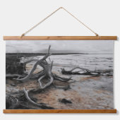 Natuurlijke krachten van Lake Tyrrell Hangend Wandkleed (Voorkant)