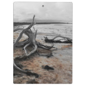 Natuurlijke krachten van Lake Tyrrell Klembord (Achterkant)