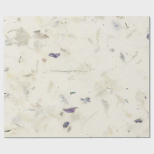 Natuurlijke Kraft bloemblaadjes Mulberry Mint Paar Cadeaupapier (Vlak)