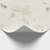 Natuurlijke Kraft bloemblaadjes Mulberry Mint Paar Cadeaupapier (Hoek)