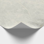 Natuurlijke Kraft Floral Roos Petals Bronze Ivory Cadeaupapier (Hoek)