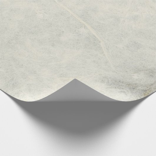 Natuurlijke Kraft Floral Roos Petals Bronze Ivory Cadeaupapier (Hoek)