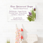 Natuurlijke Kruiden Ambachtelijke Kermisstand Spandoek (Insitu)