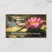 Natuurlijke kruiden Natuur thema Visitekaartje (Voorkant)