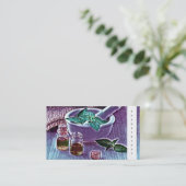 Natuurlijke kruidencosmetologie Huidverzorging Visitekaartje (Staand voorkant)