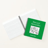 Natuurlijke Kruidenremedies Notities met naam Notitieboek (Binnen)