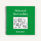 Natuurlijke Kruidenremedies Notities met naam Notitieboek (Voorkant)