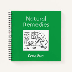 Natuurlijke Kruidenremedies Notities met naam Notitieboek