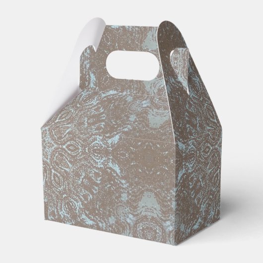 Natuurlijke kunst steen & zand bedankdoosjes (Voorkant Zijde)