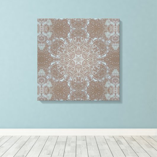 Natuurlijke kunst steen & zand canvas afdruk (Insitu (Houten vloer))