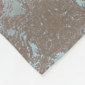 Natuurlijke kunst steen & zand fleece deken (Hoek)