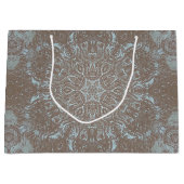 Natuurlijke kunst steen & zand groot cadeauzakje (Voorkant)