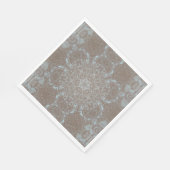 Natuurlijke kunst steen & zand servet (Hoek)