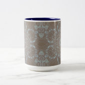 Natuurlijke kunst steen & zand tweekleurige koffiemok (Center)