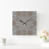 Natuurlijke kunst steen & zand vierkante klok (Huis)