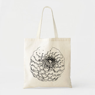 Natuurlijke kunstbloem tote bag