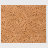Natuurlijke kurk Kijk Hout Graan Cadeaupapier (Vlak)