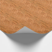 Natuurlijke kurk Kijk Hout Graan Cadeaupapier (Hoek)