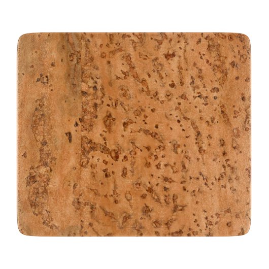 Natuurlijke kurk Kijk Hout Graan Snijplank (Voorkant)