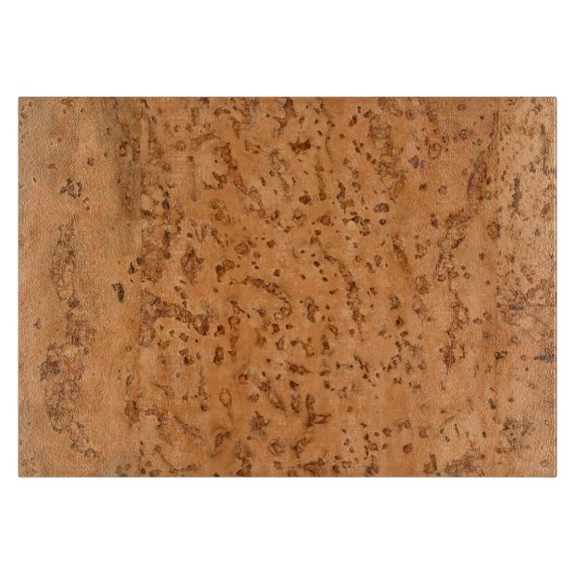 Natuurlijke kurk Kijk Hout Graan Snijplank (Voorkant)