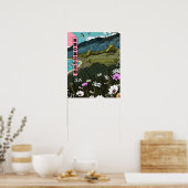 Natuurlijke Kustweide Poster (Keuken)