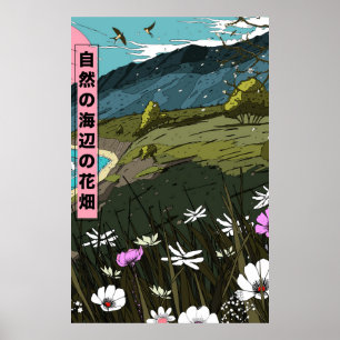 Natuurlijke Kustweide Poster