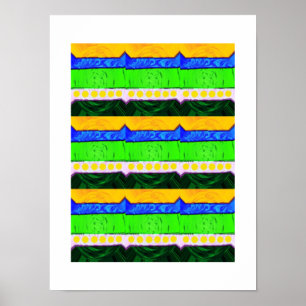 Natuurlijke lagen poster