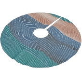 Natuurlijke landschapsheuvels: naadloos patroon. kerstboom rok (Gekanteld)