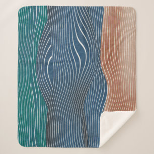 Natuurlijke landschapsheuvels: naadloos patroon. sherpa deken