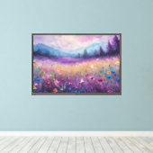 Natuurlijke landschapskunst canvas afdruk (Insitu (Houten vloer))