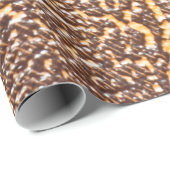 Natuurlijke lederen boekomhulling abstract, gerijp cadeaupapier (Rol Hoek)