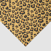 Natuurlijke leopard print fake Animal Fur Patroon Tissuepapier (Detail)