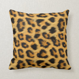 Natuurlijke Leopard textuur print kussen