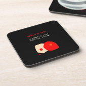 Natuurlijke LIEFDE Hard plastiek onderzetter (Linkerzijde)