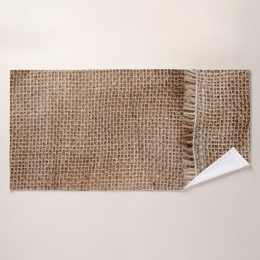 Natuurlijke lijntextuur backaardkoffie, zak, abstr badhanddoek (Badhanddoek)