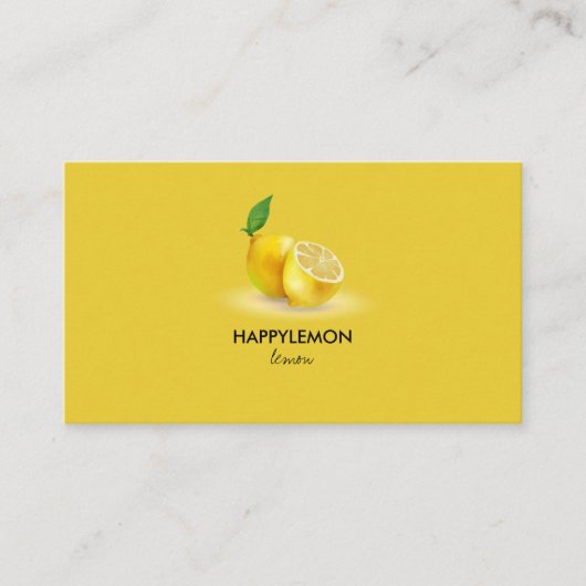 Natuurlijke limoen van citrusvruchten visitekaartje (Voorkant)