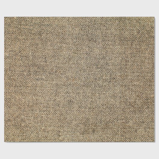 Natuurlijke linnen achtergrond, baggerwerk, beige cadeaupapier (Vlak)