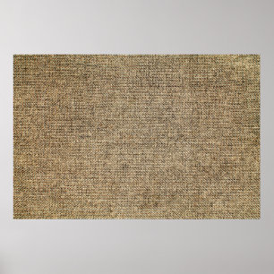 Natuurlijke linnen achtergrond, baggerwerk, beige poster