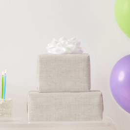 Natuurlijke Linnen Tan Tijdloos Alle Doel Cadeaupapier