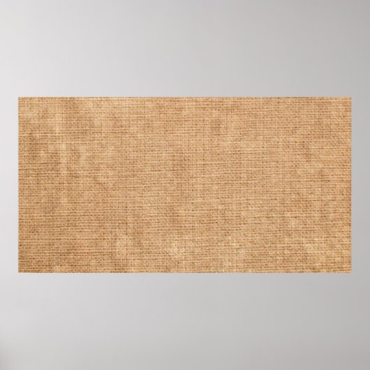 Natuurlijke linnen textuur als ruggrondzakjes, bei poster (Voorkant)